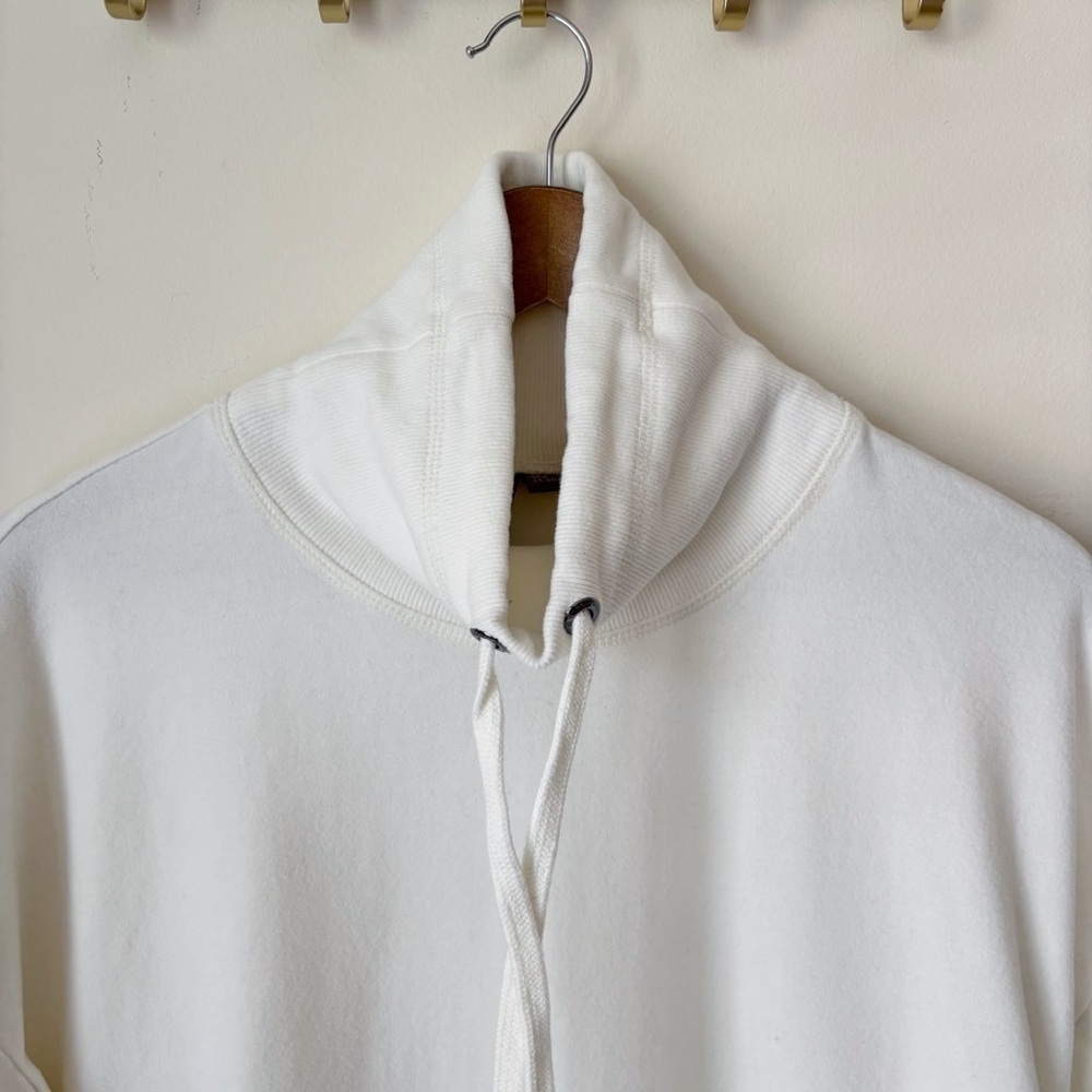 Sweaty Betty Harmonize Luxe Pullover High Neck Sweatshirt Small White - Picture 3 of 11